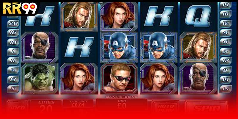 Có nhiều biểu tượng trong game quay hũ Siêu Anh Hùng cần nhớ